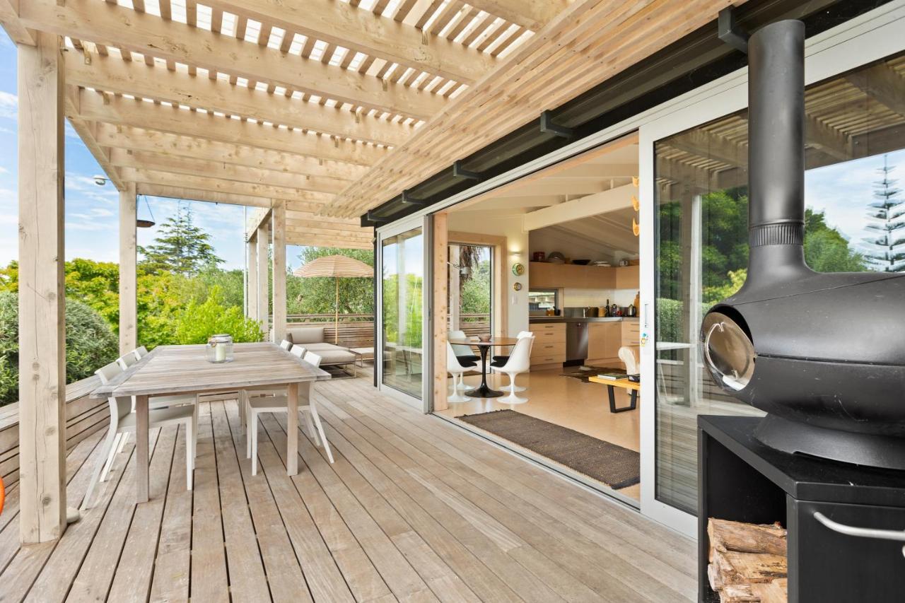 Palm Views - Stay Waiheke Palm Beach Buitenkant foto