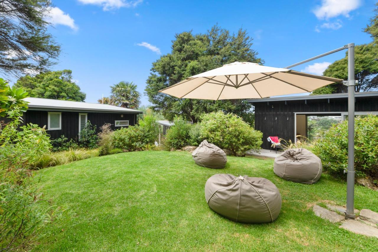 Palm Views - Stay Waiheke Palm Beach Buitenkant foto