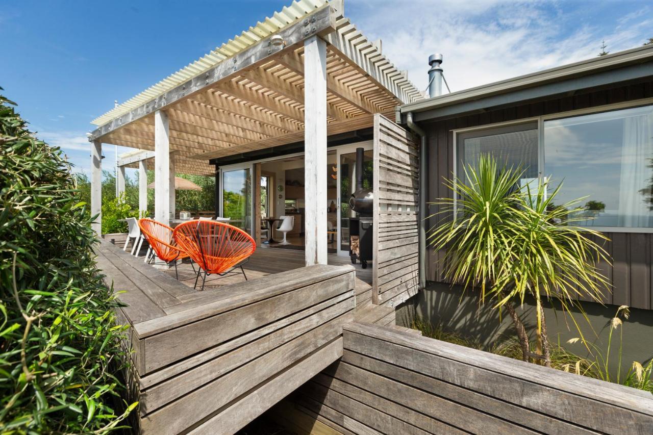 Palm Views - Stay Waiheke Palm Beach Buitenkant foto